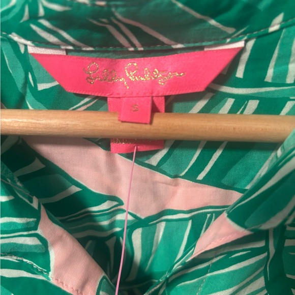 Women's Franki Shirt Swim Cover Up green size small nwt - Picture 9 of 9